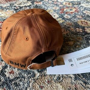 BMW cap NWT 100% cotton. Color: “Cognac”